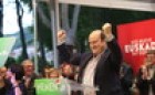 Mitin Bilbao. Fin campaña. Izaskun Bilbao Barandica, Iñigo Urkullu, Andoni Ortuzar