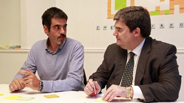 Eneko Goia y Juan Mari Aburto