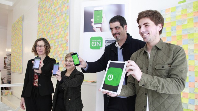 Pilar Arana, Miren Azkarate, Eneko Goia eta Jon In