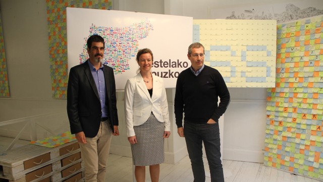 Eneko Goia, Tina French Nielsen eta Markel Olano