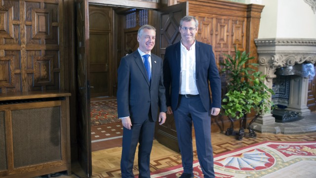Iñigo Urkullu y Markel Olano