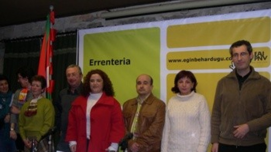 MAITE PEÑA CANDIDATA A ALCALDE DE ERRENTERIA POR EAJ-PNV MAITE PEÑA CANDIDATA A ALCALDE DE ERRENTERIA POR EAJ-PNV