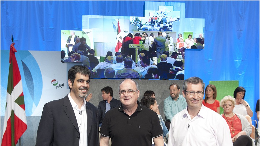 EAJ-PNV presenta a Markel Olano y Eneko Goia como candidatos a Diputado General y a la alcaldía de Donostia