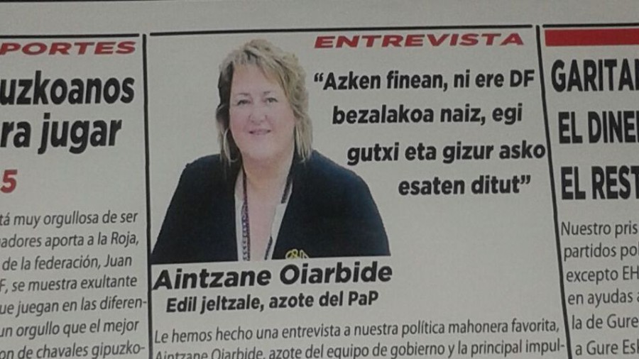 Bergarako EAJk udal bozeramaile jeltzaleraren aurkako difamazio kanpaina salatu du