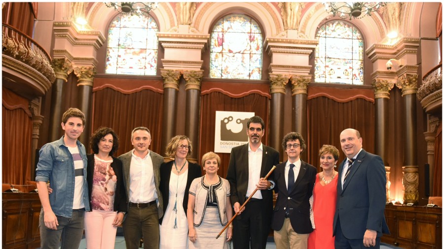 Eneko Goia: “Adopto con orgullo y responsabilidad el compromiso de ser el alcalde de todos los donostiarras” Eneko Goia: “Adopto con orgullo y responsabilidad el compromiso de ser el alcalde de todos los donostiarras”