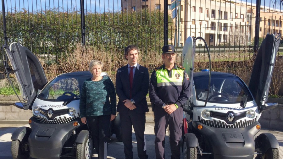 La policía local de Irun apuesta por el medio ambiente 