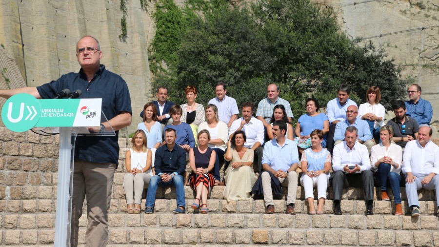 El PNV presenta una candidatura “abertzale”, con un “proyecto  progresista” para que Euskadi siga avanzando