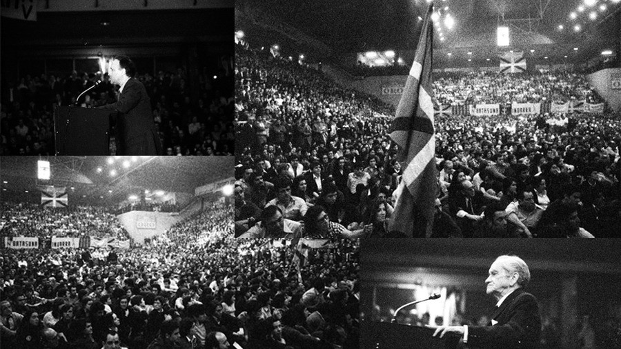 Igandean, EAJ-PNVk Iruñeko 1977ko Aberri Batzar historikoa izango du gogoan