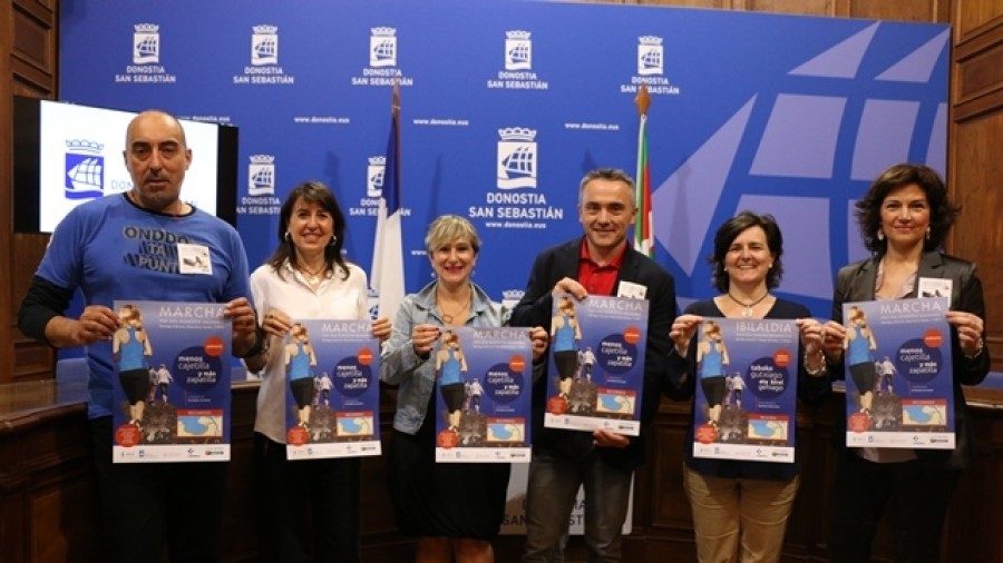 Presentada la marcha saludable “Menos cajetilla y mas zapatilla