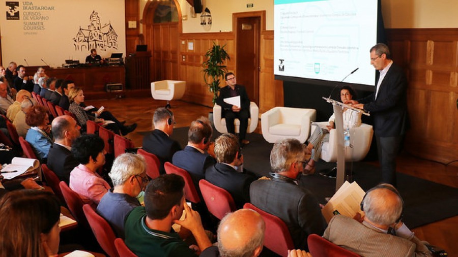 La competitividad económica es la única base sobre la que podemos cimentar y asegurar el bienestar futuro de Gipuzkoa