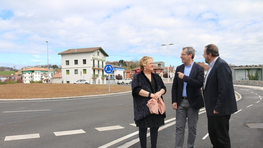 Amuteko biribilgunearekin Hondarribiako trafikoak nabarmen erraztuko dira 