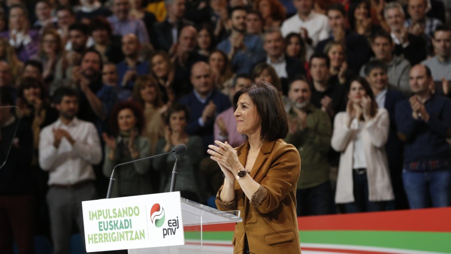 EAJ-PNVren Aberri Batzarrak Izaskun Bilbao Barandica izendatu du zerrendaburu maiatzaren 26an Europako Parlamentua aukeratzeko egingo diren hauteskundeetarako EAJ-PNVren Aberri Batzarrak Izaskun Bilbao Barandica izendatu du zerrendaburu maiatzaren 26an Europako Parlamentua aukeratzeko egingo diren hauteskundeetarako