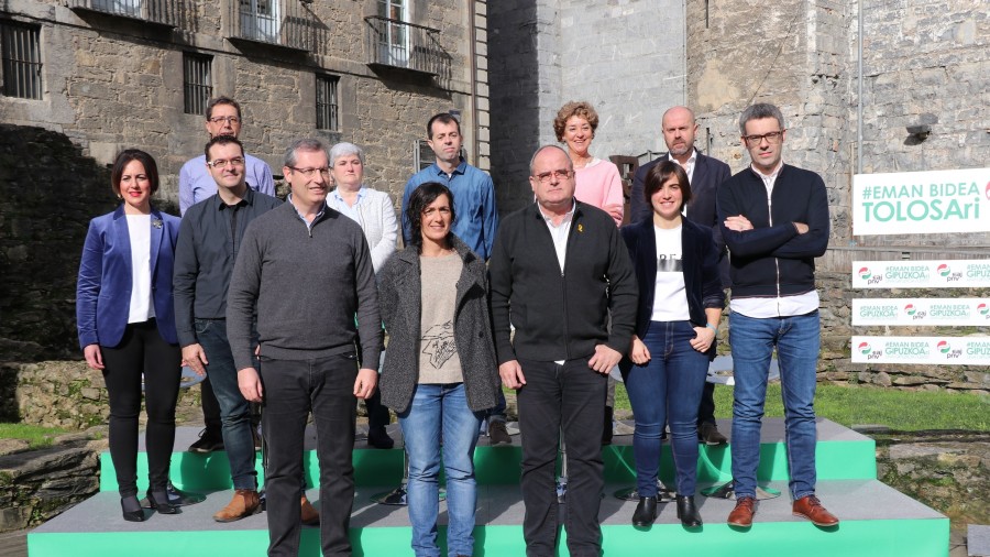 Nuevas incorporaciones a la candidatura jeltzale para seguir construyendo una Tolosa más fuerte en el futuro
