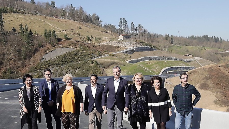 Gipuzkoa dará “un salto cualitativo” con la apertura a finales de marzo de la autovía de Deskarga