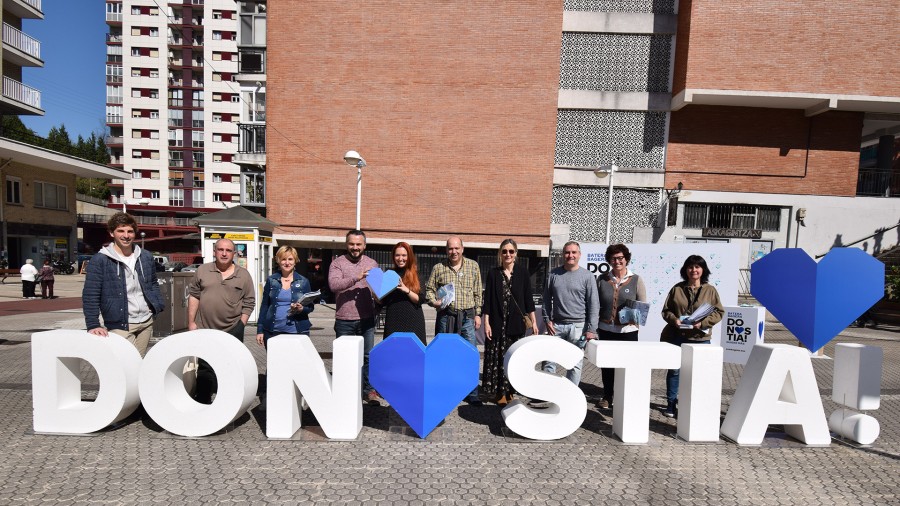 El nuevo polideportivo y el actual gimnasio municipal contribuirán a mejorar las instalaciones deportivas de Altza 