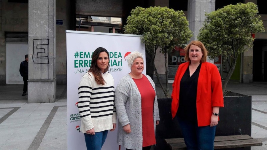 Maite Peña: “Las principales preocupaciones de las y los errenteriarras son la situación económica y la inseguridad que hay en el pueblo