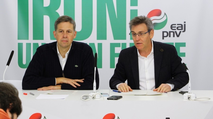 EAJ-PNV de Irun propone un SÍ al Presupuesto de 2020 
