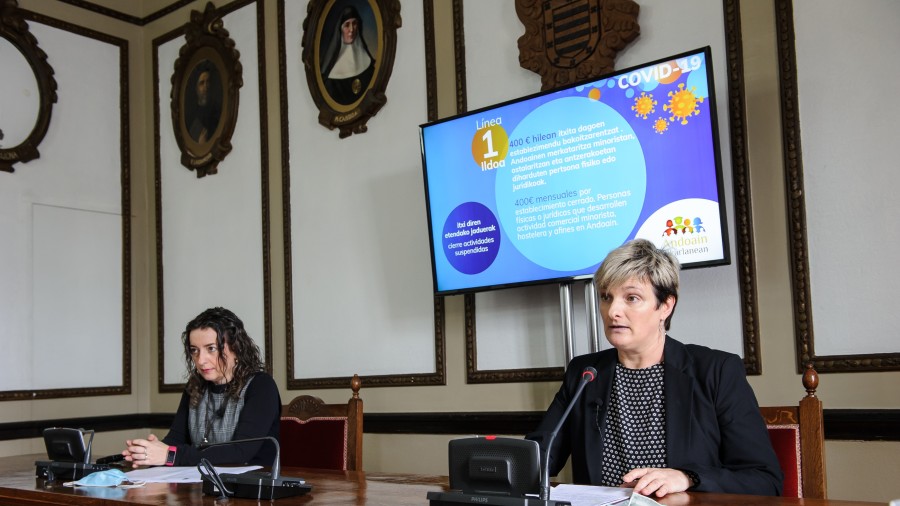 El Ayuntamiento de Andoain habilita una partida de 600.000€ para minimizar el impacto del COVID19 en el municipio