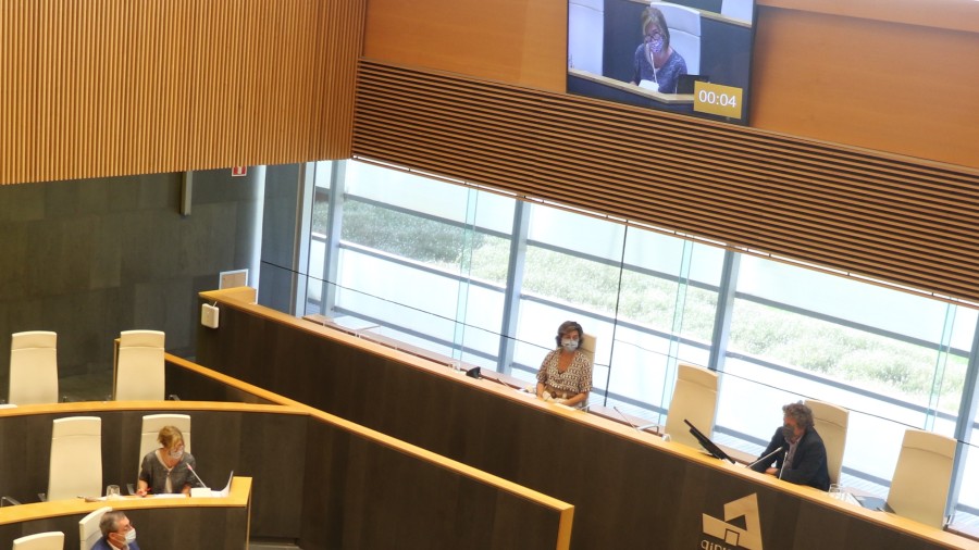 El discurso de EH Bildu solo tiene como objetivo erosionar al ejecutivo foral 