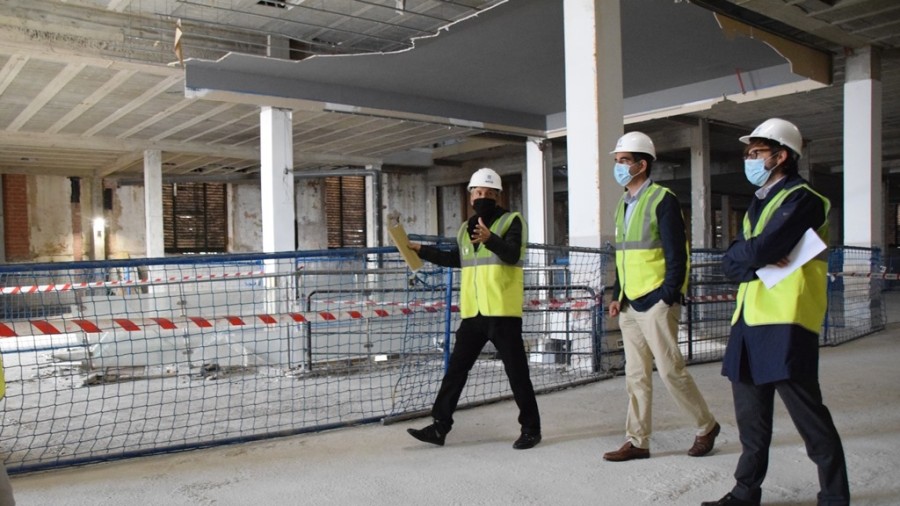 Bretxako Merkatuaren lanen bigarren fasea hasi da 