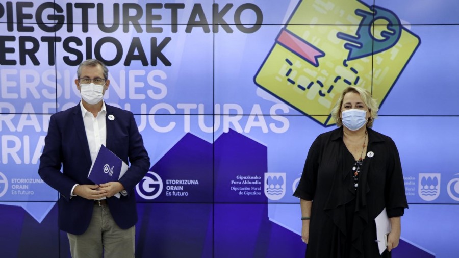 Aldundiak 42 milioiko inbertsioa egin du Gipuzkoarako Aldundiak 42 milioiko inbertsioa egin du Gipuzkoarako
