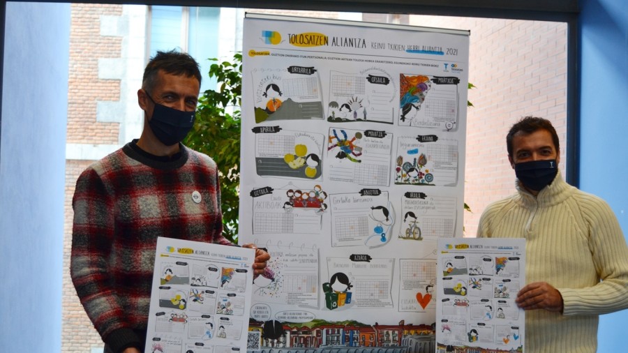 Keinu txikien herri aliantza egutegi formatuan herritarren parte hartzea sustatzeko