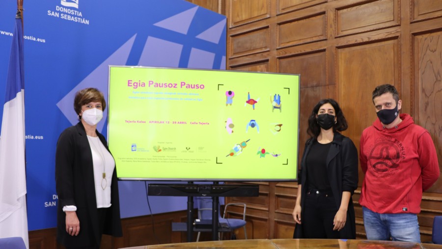 La calle Tejeria será peatonal del 12 al 25 de abril gracias a la iniciativa “Egia Pausoz Pauso”