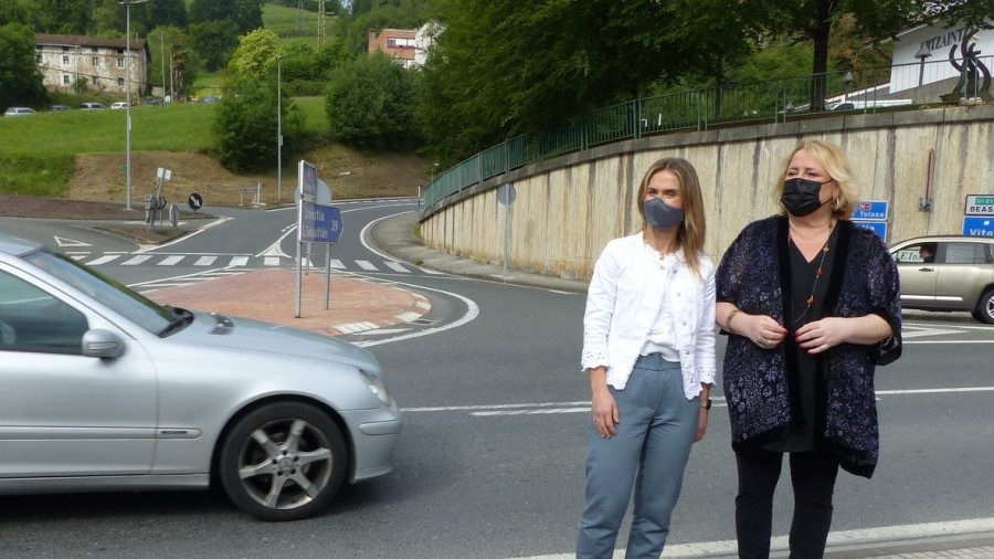 El cruce de Ugartemendi se convertirá en una rotonda