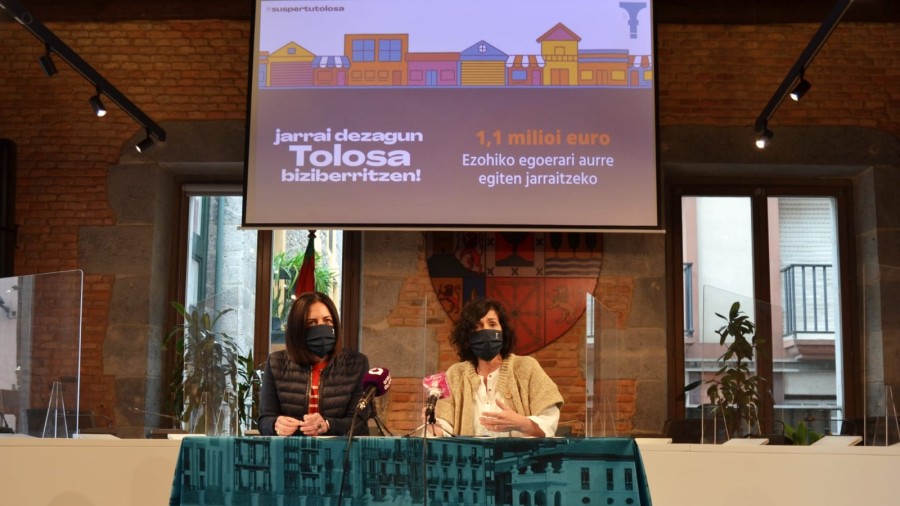 1,1 millones de euros para seguir reactivando Tolosa 