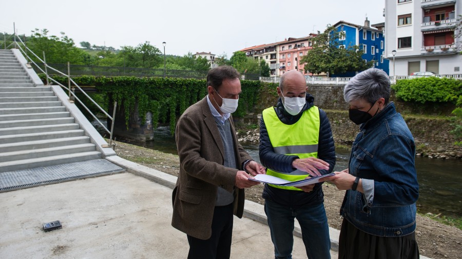 El Ayuntamiento de Andoain y URA colaborarán en la restauración del rio Leitzaran y su cauce para mejorar su valor ecosistémico