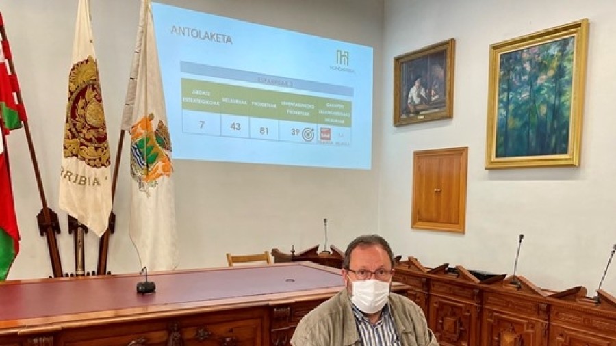 El Alcalde Txomin Sagarzazu presenta la actualización del Plan de Mandato condicionado por la pandemia