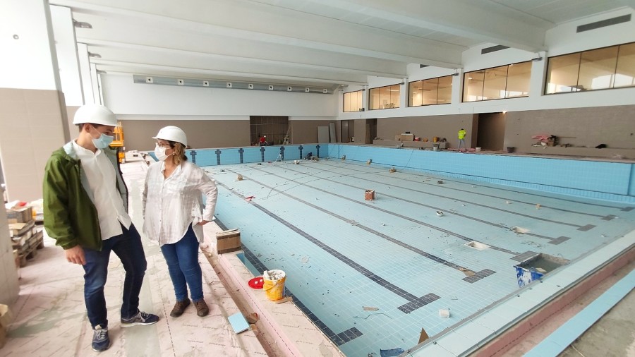 La nueva piscina del polideportivo municipal Olaizaga abrirá sus puertas en septiembre