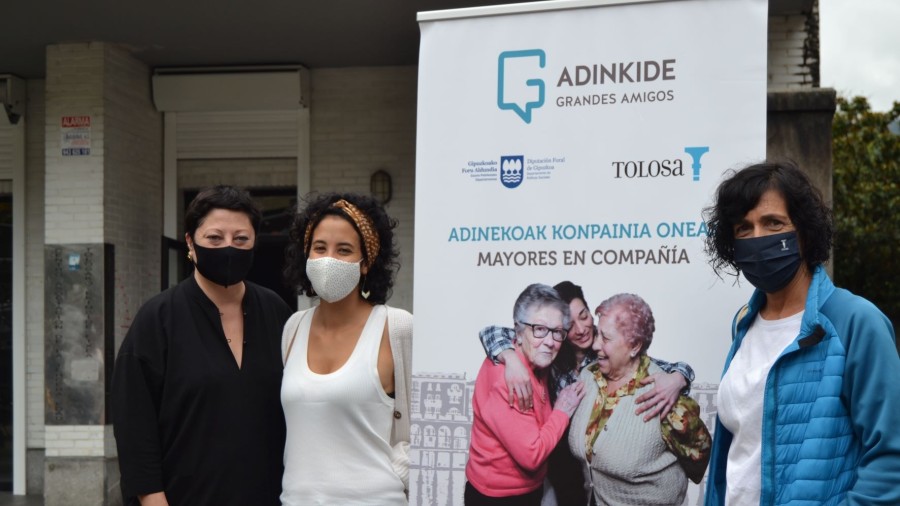 Adinkide, más de un año acompañando a las personas mayores Adinkide, más de un año acompañando a las personas mayores