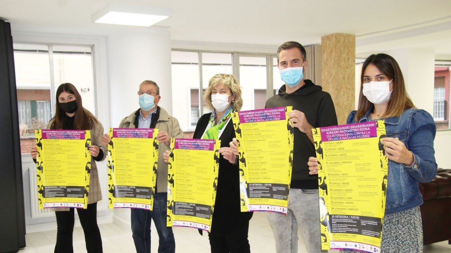 El Ayuntamiento y diversos agentes de Elgoibar organizan un amplio programa con motivo del 25 de noviembre El Ayuntamiento y diversos agentes de Elgoibar organizan un amplio programa con motivo del 25 de noviembre