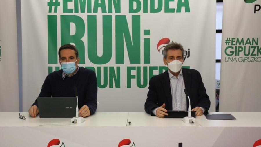 Desde EAJ-PNV proponemos sustituir la mitad de las viviendas propuestas por el Plan Especial en Lastaola Postetxea por una zona verde Desde EAJ-PNV proponemos sustituir la mitad de las viviendas propuestas por el Plan Especial en Lastaola Postetxea por una zona verde