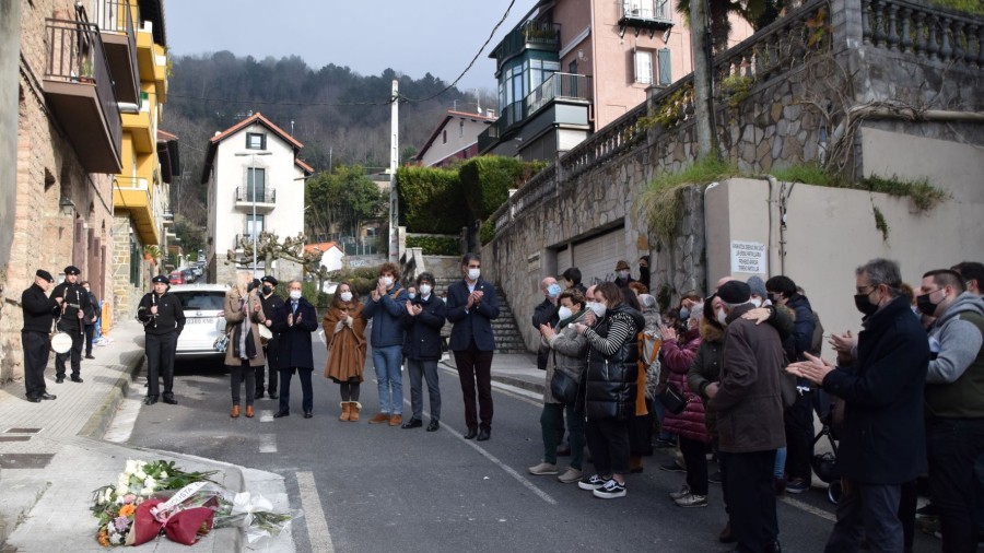El Ayuntamiento de Donostia recuerda a Eugenio Olaciregu El Ayuntamiento de Donostia recuerda a Eugenio Olaciregu
