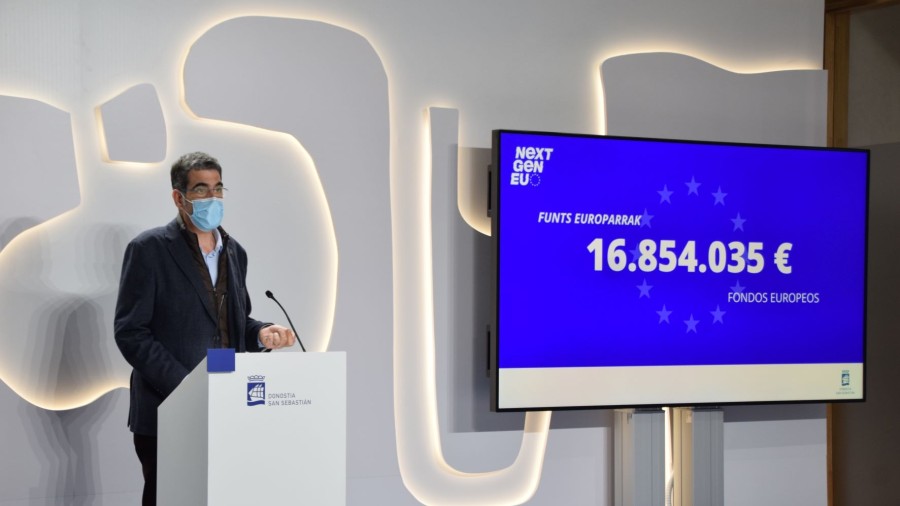 Donostia ha recibido 18 millones de euros de los fondos europeos Next Generation Donostia ha recibido 18 millones de euros de los fondos europeos Next Generation