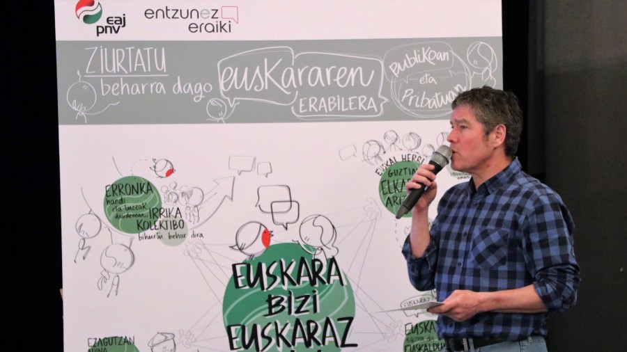 EAJ-PNV apuesta por “la colaboración y los proyectos innovadores” para fortalecer el uso del euskera EAJ-PNV apuesta por “la colaboración y los proyectos innovadores” para fortalecer el uso del euskera