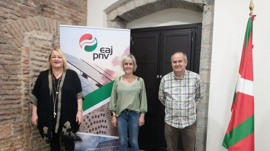 Representantes municipales de EAJ-PNV en Bergara, Antzuola y Elgeta piden la puesta en marcha del proyecto de generación de energías renovables