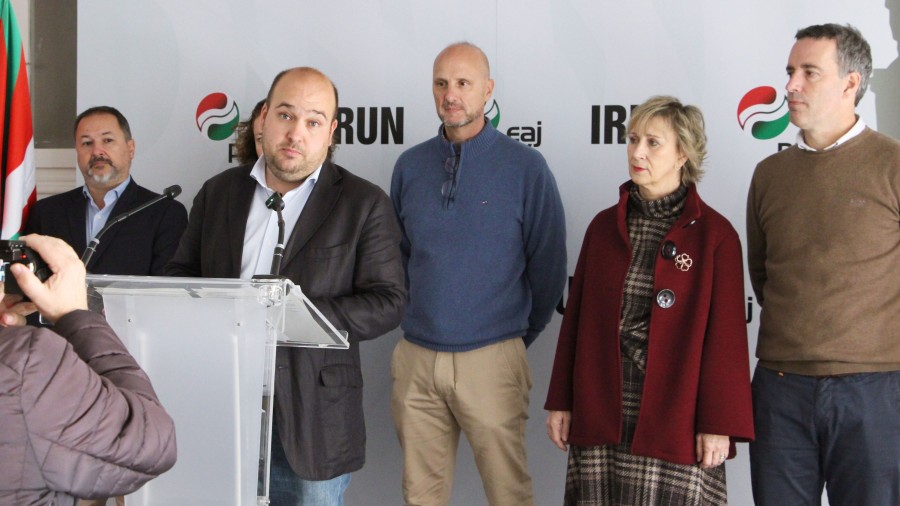 EAJ-PNV Irun presenta enmiendas para dar respuesta a las necesidades de la ciudadanía irundarra 