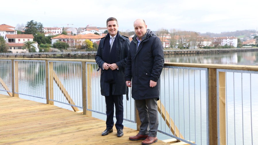 Impulso a la movilidad sostenible transfronteriza con el nuevo itinerario peatonal y ciclista de Pierre Loti en Irun 