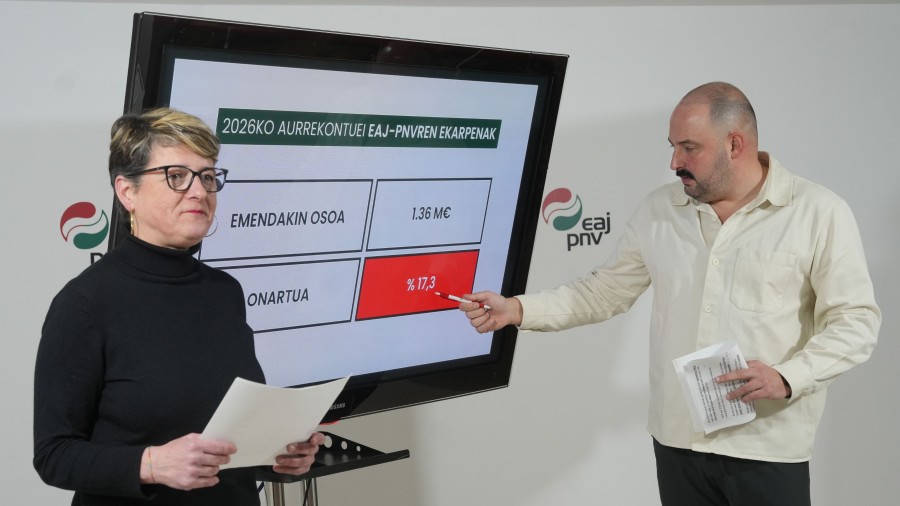 EAJ-PNV critica que EH Bildu priorice nuevos pactos políticos en Andoain a costa de incumplir los compromisos adquiridos con los jeltzales en 2024 y 2025