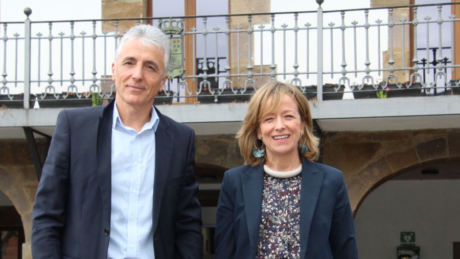 Eider Mendoza eta Kepa Zubiarrainen arteko bilera, Lazkaoko proiektu estrategikoak bultzatzeko