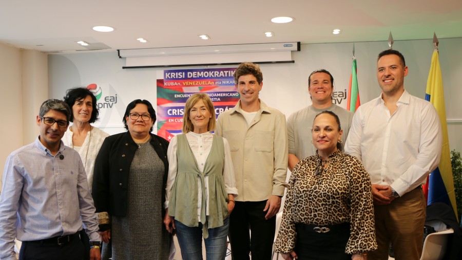 EAJ-PNVk Latinoamerikako askatasunaren eta eskubide demokratikoen aldeko konpromisoa berretsi du Donostian