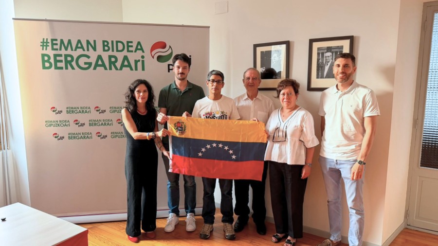 EAJ-PNV Bergara y Venezolanos en Euskadi reafirman su compromiso con la democracia, los derechos humanos y la solidaridad